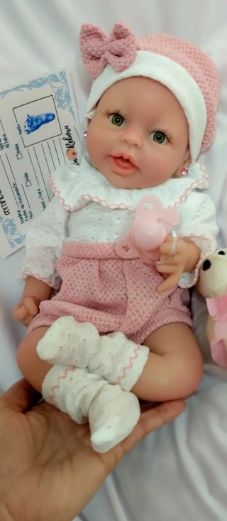 Bebé Reborn Silicona Completa 39cm