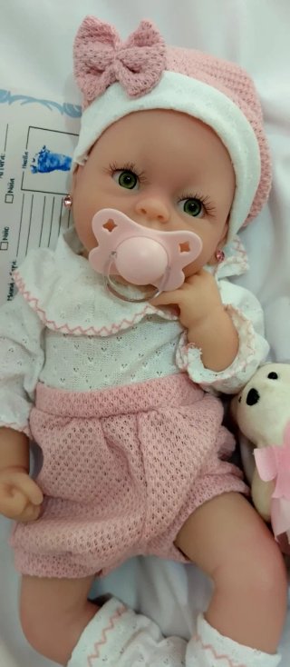 Bebé Reborn Silicona Completa 39cm