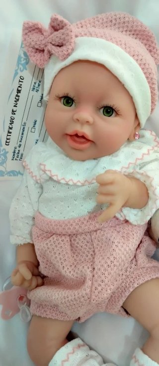 Bebé Reborn Silicona Completa 39cm