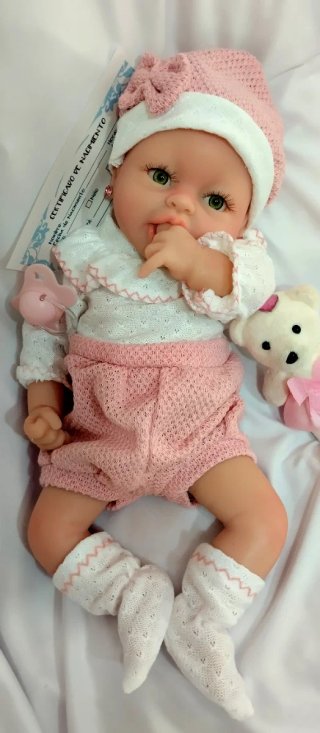 Bebé Reborn Silicona Completa 39cm