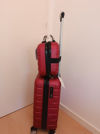Pack 2 Maletas de Viaje Rojas