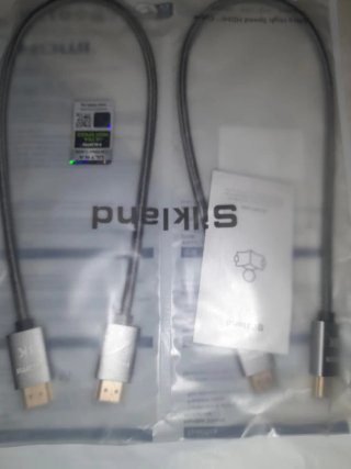 Pack 2 Cables HDMI 2.1 8K Silkland