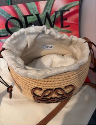 Bolso Cesta Loewe Beehive Paja