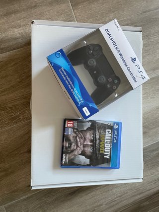 PS4 (PlayStation 4) + 2 Mandos + Cámara + Juego