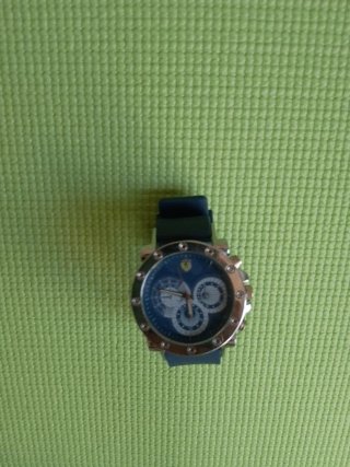 Reloj Ferrari Cronógrafo Azul y Plateado