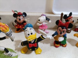 15 Figuras Goma Colección Disney/Snoopy