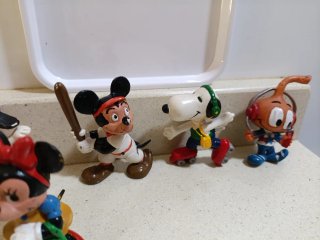 15 Figuras Goma Colección Disney/Snoopy