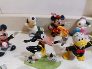 15 Figuras Goma Colección Disney/Snoopy