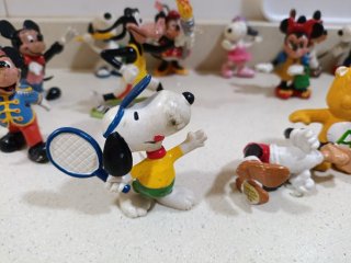 15 Figuras Goma Colección Disney/Snoopy
