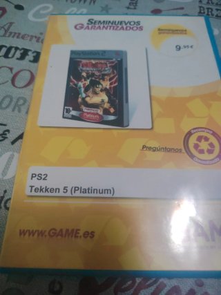 PS2 Tekken 5 (Platinum)