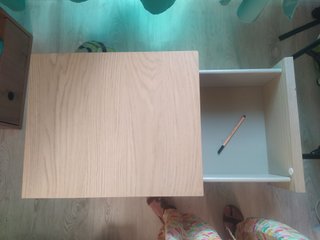 Cómoda 2 cajones Ikea Malm Roble