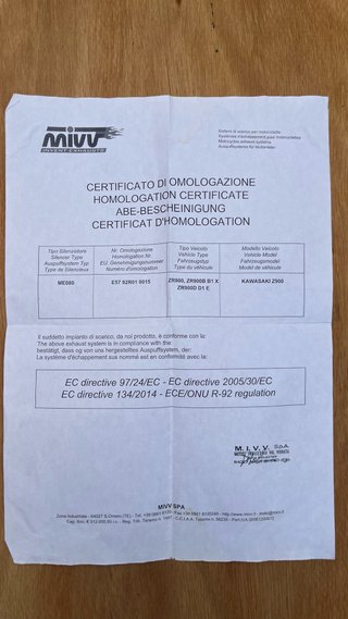 Escape Mivv Doble Negro Z900