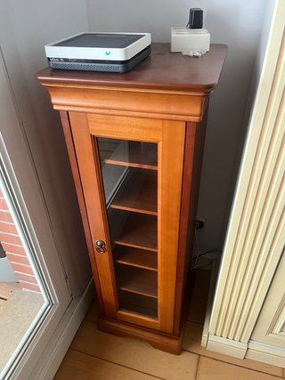 2 Muebles de salón con cristal