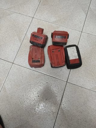 Baterías Hilti B 22 Averíadas