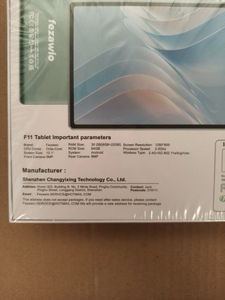 Tablet fezawio Blanca