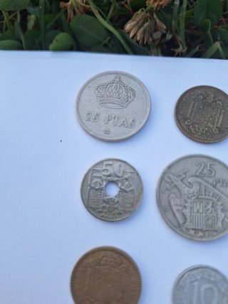 Lote monedas España