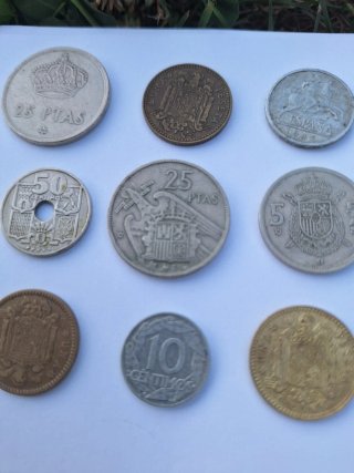 Lote monedas España