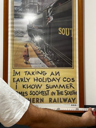 Póster Vintage Enmarcado Southern Railway