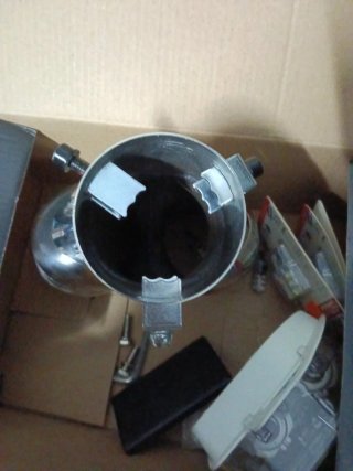 Tubo de escape doble cromado