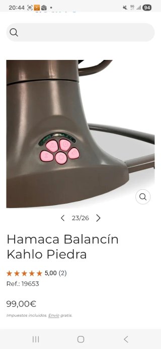 Hamaca Balancín Asalvo Kahlo Piedra