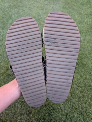 Sandalias Biba T40 Bronce y Dorado