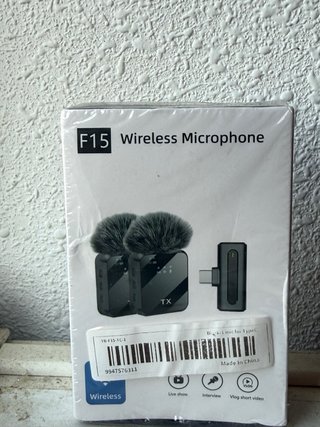Micrófono inalámbrico F15 USB-C Android Nuevo