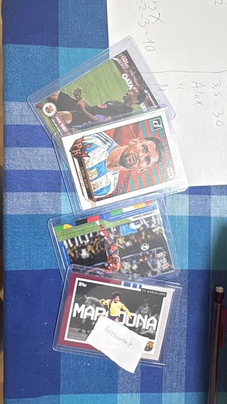 Lote de cromos de fútbol