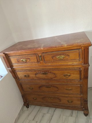 Pack Muebles Vintage Madera y Mármol