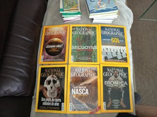 Revistas Nacional Geographic.