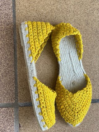 Alpargatas Crochet Hechas a Mano Talla 35-42