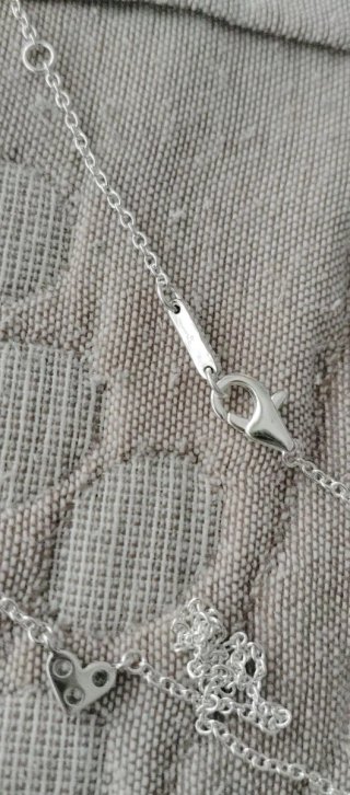 Collar Pandora Corazón Brillante Plata