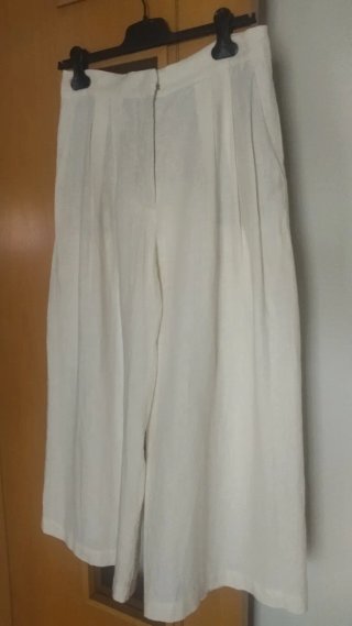 Pantalón Zara Lino 100%. Culotte