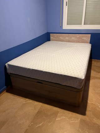 Somier y Colchón IKEA con Almacenaje