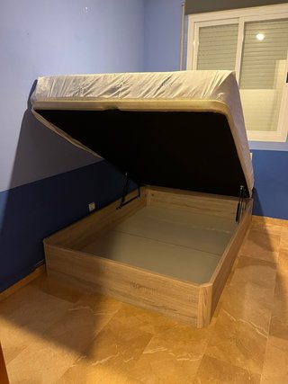 Somier y Colchón IKEA con Almacenaje