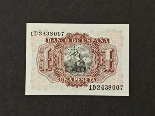 Billete S\C 1 Pta año 1953 Pick 144