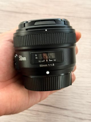 Yongnuo 50mm F1.8 Nikon AF + Caja