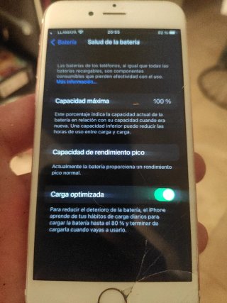 iPhone 6S 100% Batería