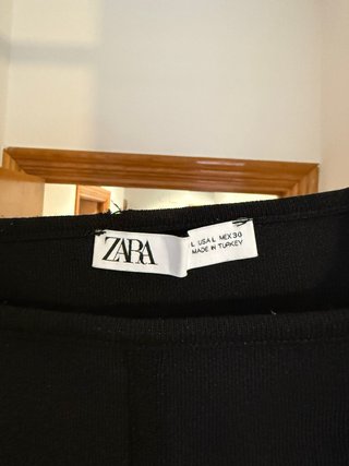 Top Zara Negro Tirantes