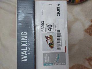 Sandalias Walking Confort Piel Talla 40