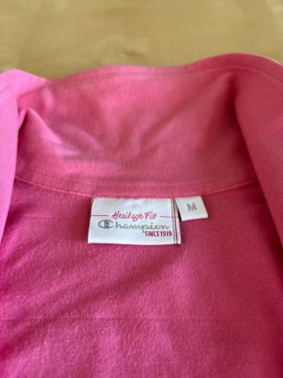 Maglietta Fila rosa a righe bianche