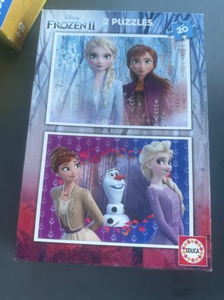 Puzzle Frozen II 2 Puzzles Educa 20 Piezas