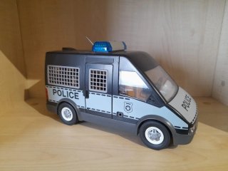 Playmobil Furgoneta Policía con policías.
