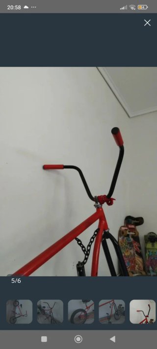 Bicicleta vintage roja