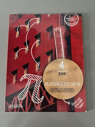 Matemáticas B. 4o de ESO