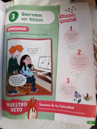 Religión Católica, 6 Primaria, Edén, Revuela