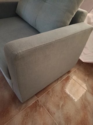 Sillón-cama extensible azul