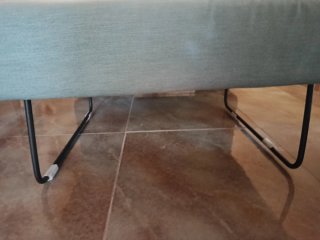 Sillón-cama extensible azul