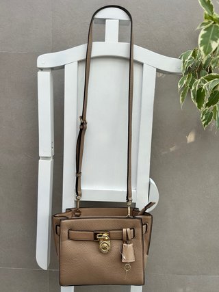 Borsa Michael Kors Beige Dorato