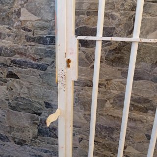 Puertas de hierro con barrotes 68x205