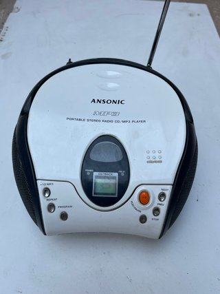 Reproductor CD/MP3 Ansonic Portátil Radio